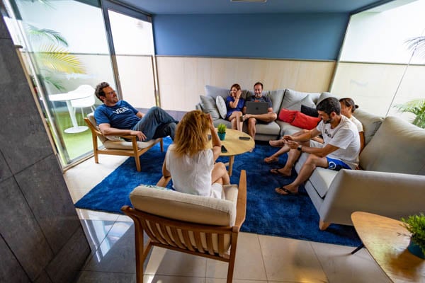 Living room of El Cabo Offsites & Retreats